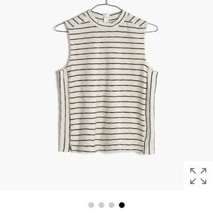 Madewell mixtape tank top in stripe (size L)